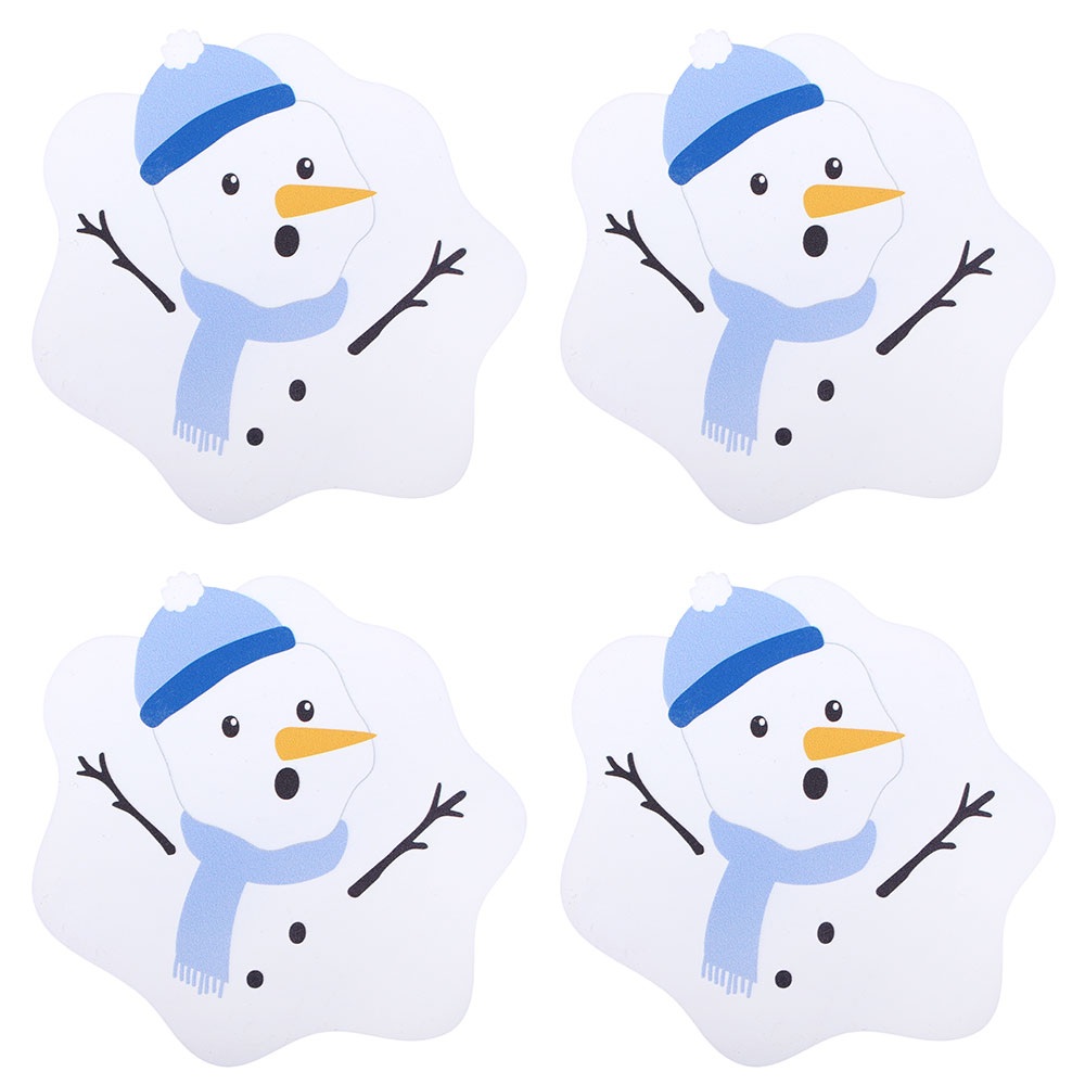 Something Different - Melting Snowman Onderzetter Set - Multicolours